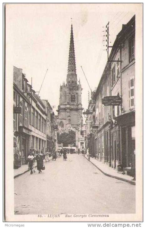 LUCON - Rue Georges Clémenceau - Lucon