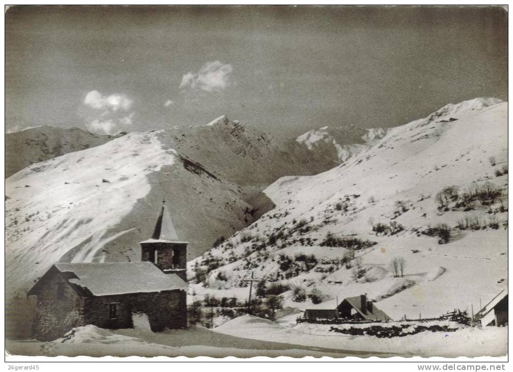 CPSM VALLOIRE (Savoie) - Chapelle De Point Ravier Et Le Crey Rond 2400 M - Sonstige & Ohne Zuordnung