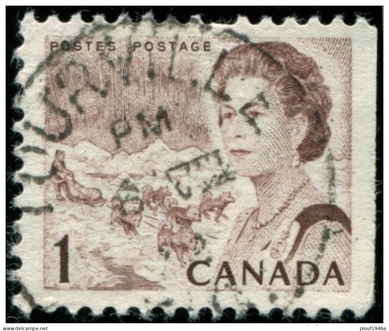 Pays :  84,1 (Canada : Dominion)  Yvert Et Tellier N° :   378-2 (o) Du Carnet / Michel 398-Dxr - Single Stamps