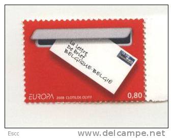 Mint Stamp Europa CEPT 2008 From Belgium - 2008