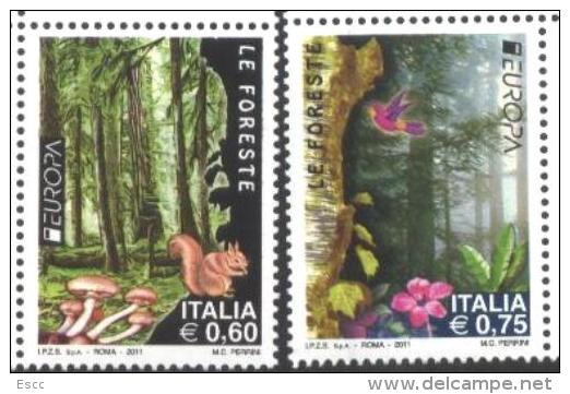 Mint Stamps Europa CEPT 2011 From Italy - 2011