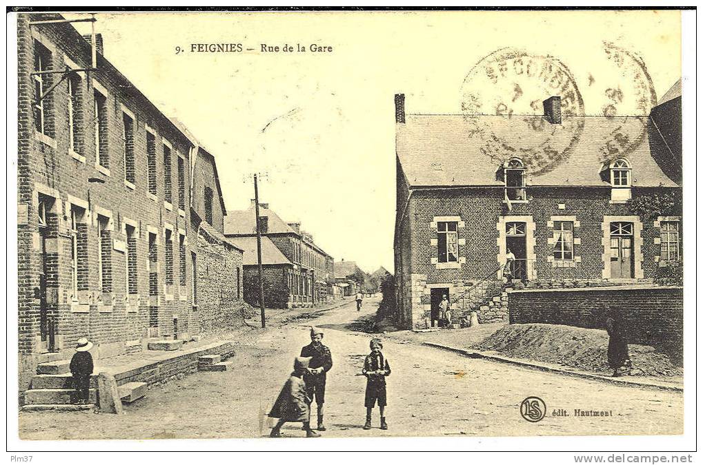 FEIGNIES - Rue De La Gare - Feignies