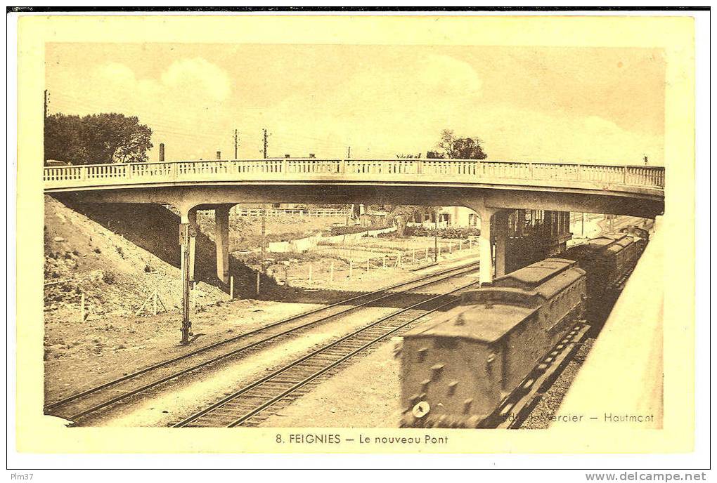 FEIGNIES - Le Nouveau Pont - Chemin De Fer - Feignies