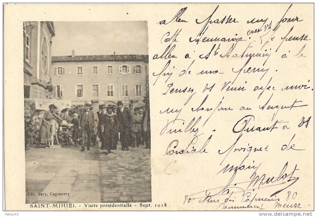 55-SAINT MIHIEL - Visite Presidencielle  Sep 1918  (10) - Saint Mihiel