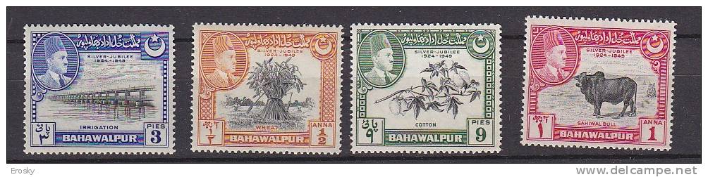 J3486 - BAHAWALPUR Yv N°18/21 ** - Bahawalpur