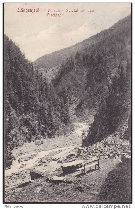 CPA - (Allemagne) Langenfeld Im Oetztal - Sulztal Mit Dem Fischbach - Langenfeld