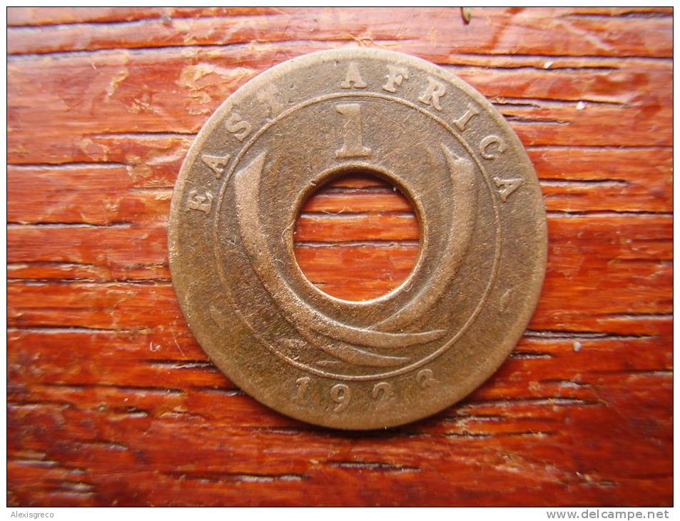 BRITISH EAST AFRICA USED ONE CENT COIN BRONZE Of 1923. - Africa Orientale E Protettorato D'Uganda