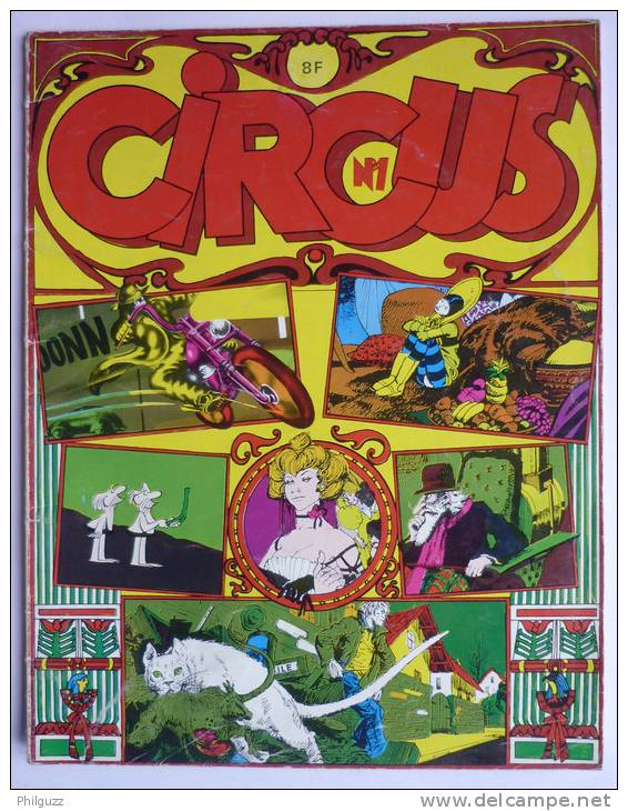 Magazine CIRCUS N° 1  1975 - Circus
