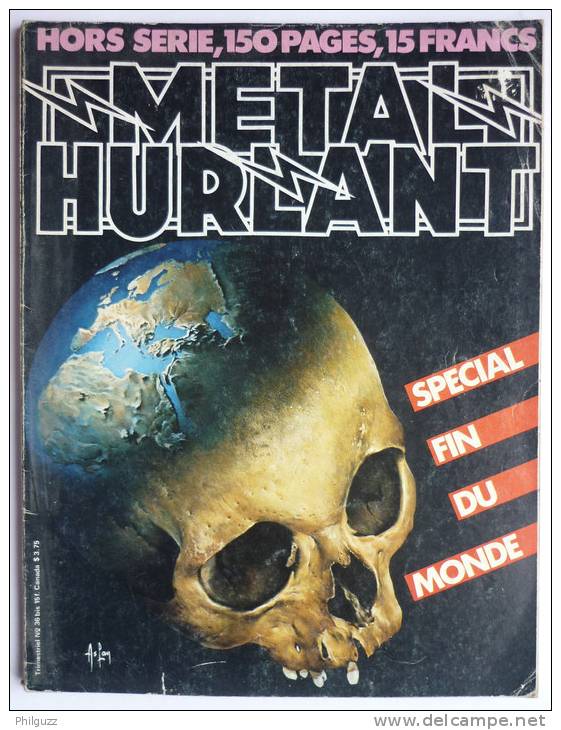 Magazine METAL HURLANT N° 36 Bis  1978 SPECIAL FIN DU MONDE - Métal Hurlant