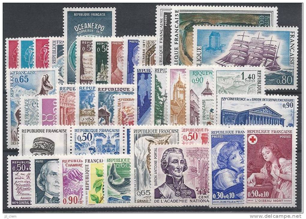 France Année 1971 ** Luxe - 1970-1979