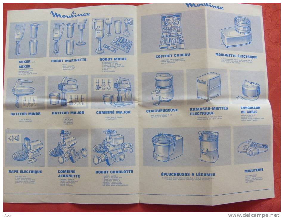 Publicité Moulinex Catalogue Des Produits - Dépliant Octobre 1967 - Publicités