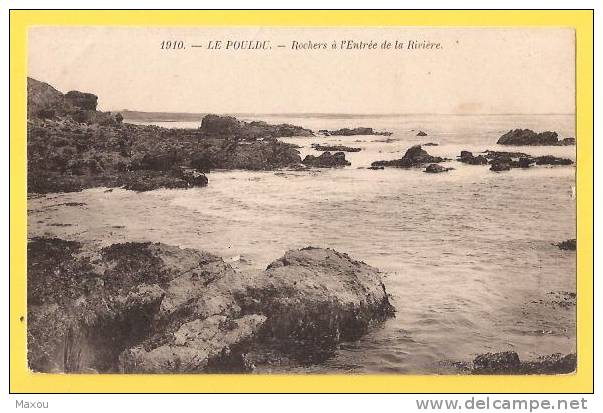 FRANCE / LE POULDU : Rochers à L'entrée De La Rivière - Le Pouldu