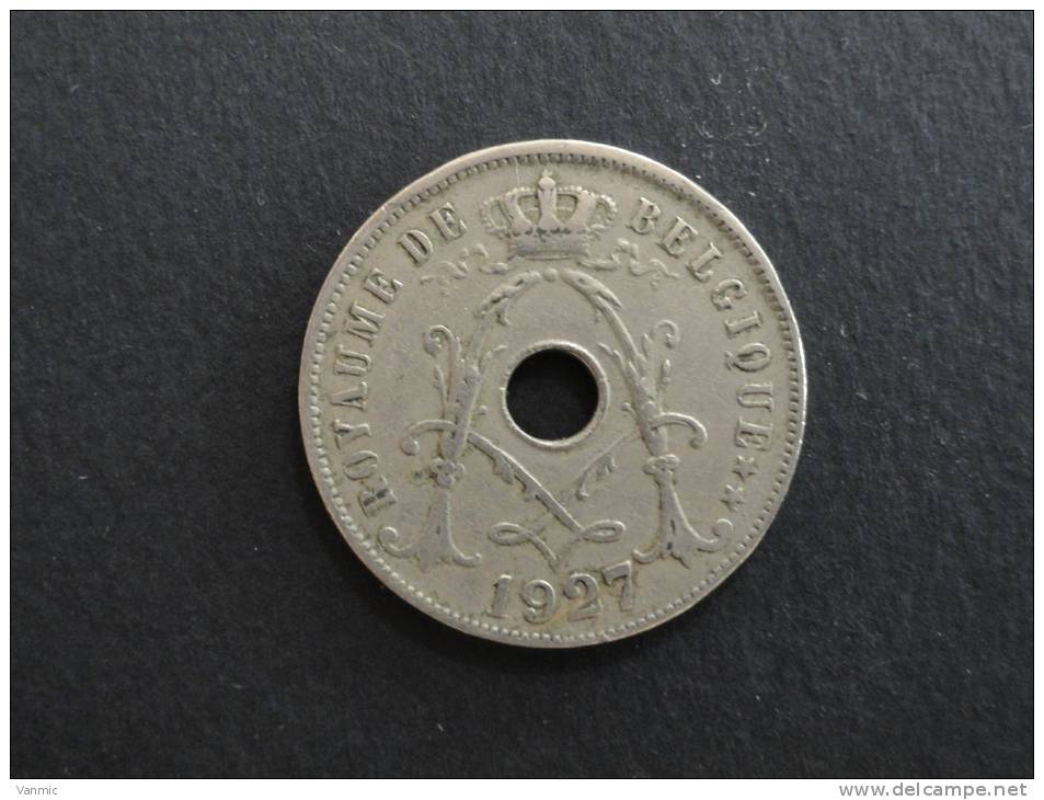 1927 - 25 Centimes - Belgique - 25 Centimes