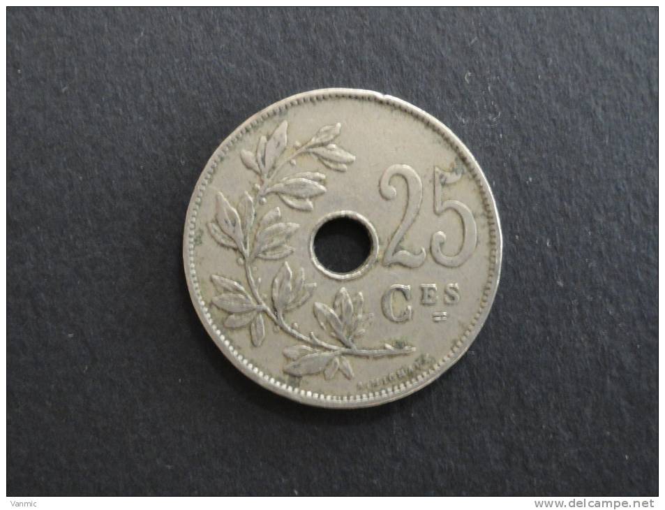 1927 - 25 Centimes - Belgique - 25 Cents