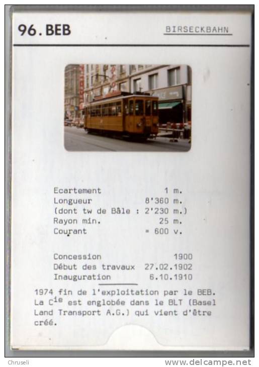 BVA Bahnen Serie Birseckbahn  96.BEB - Sonstige & Ohne Zuordnung