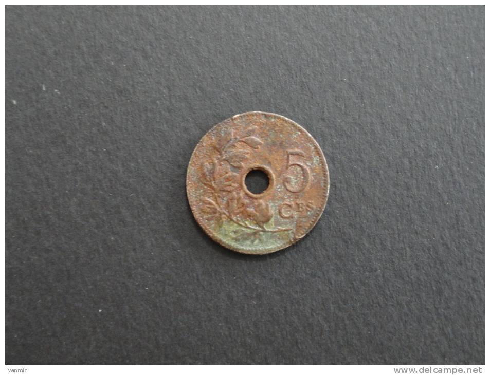 1906 - 5 Centimes - Belgique - 5 Cents