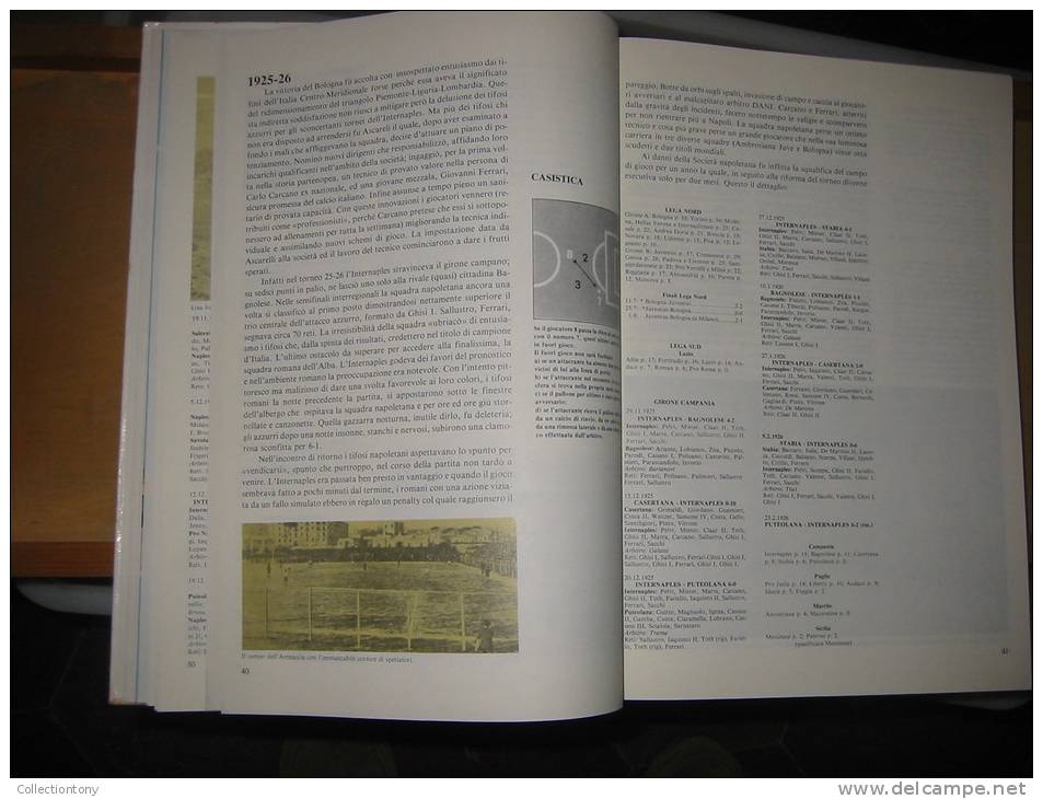 Volume di pagine 400 - anno 1985 - Titolo:"DAL MANDRACCHIO AL SAN PAOLO" - STADIO NAPOLI -  FOTO MARADONA
