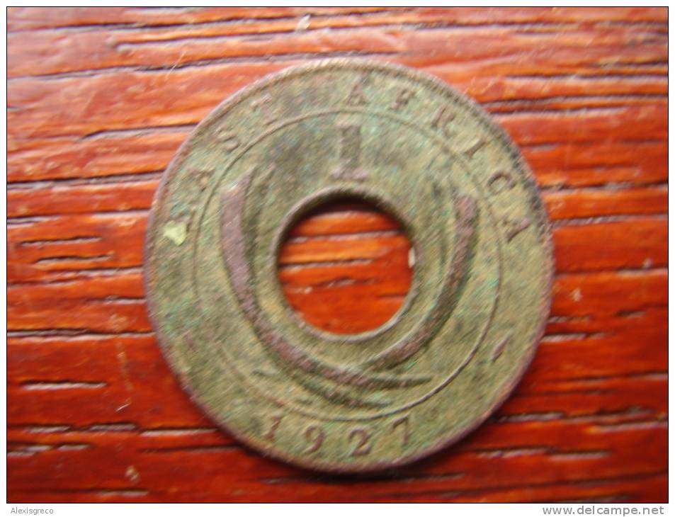 BRITISH EAST AFRICA USED ONE CENT COIN BRONZE Of 1927. - East Africa & Uganda Protectorates