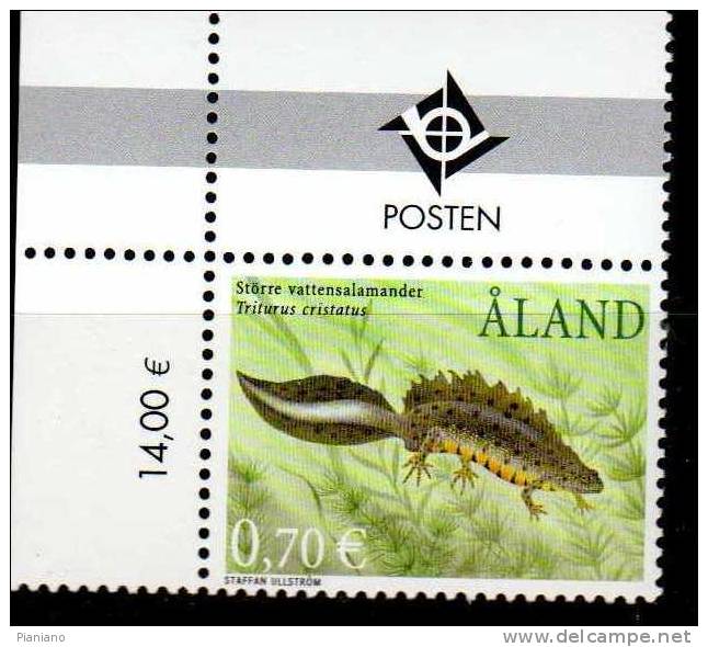 PIA - ALAND  -  2001  : Reptiles Et Amphibiens  -    (YVERT  199-200) - Aland