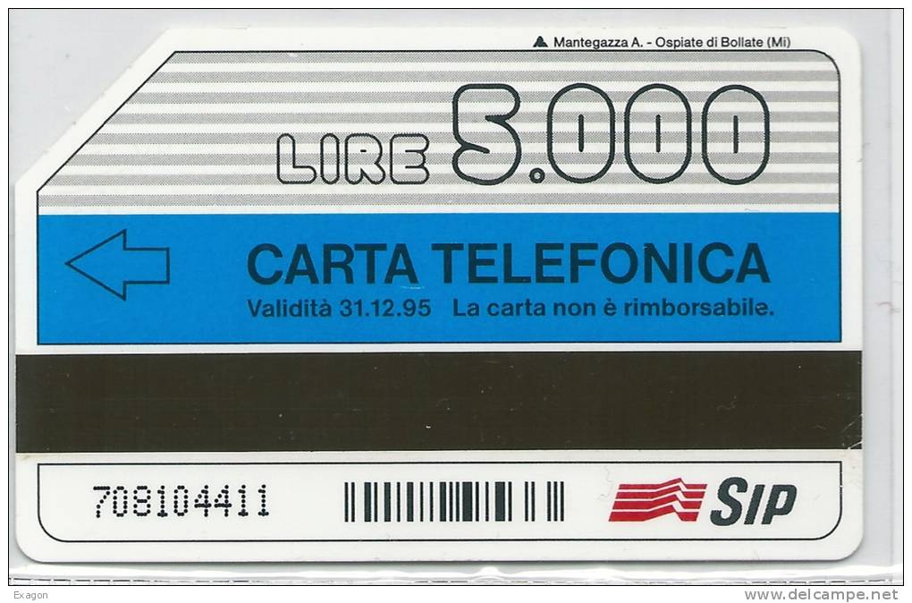 SCHEDA TELEFONICA  -  SIP  Da  £. 5.000  -  Validità  Anno  1995  -  NUMERO VERDE. - Telecom