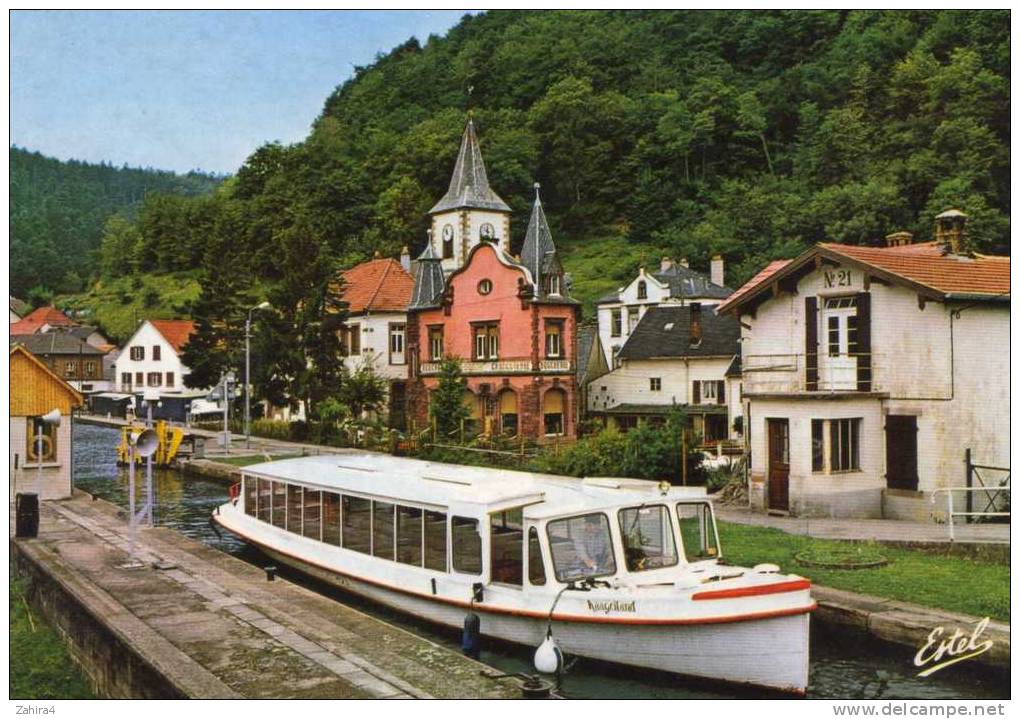 Ecluse - St-Louis - Arzviller (Moselle) - Canal De La Marne Au Rhin - Bateau - Boucherie-charcuterie -4425W - Hausboote