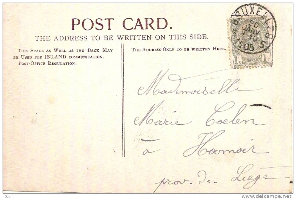 A-1-3-16    Manor House Castle Combe Vers Hamoir  1905 - Autres & Non Classés