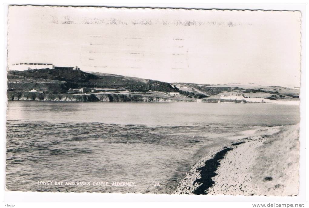 UK1317   ALDERNEY: Long Bay And Essex Castle - Alderney