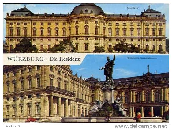 Wurzburg - Die  Residenz - Viaggiata - Formato Grande - Wuerzburg