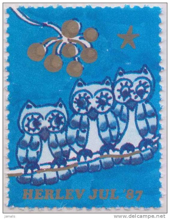 Owl, Hibou, Eule, Uil, Chouette, Bird, Barn Owl, Poster Stamp, Country Unknown - Owls