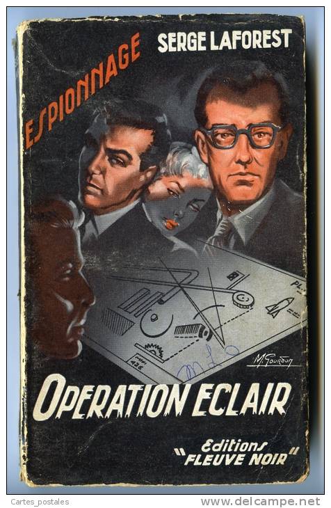 OPERATION ECLAIR  /  SERGE LAFOREST  -- Fleuve Noir Espionnage N° 106 -- Edition Originale - Fleuve Noir