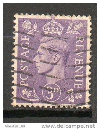 GRANDE-BRETAGNE  3p Violet Foncé 1937-47 N°214 - Used Stamps