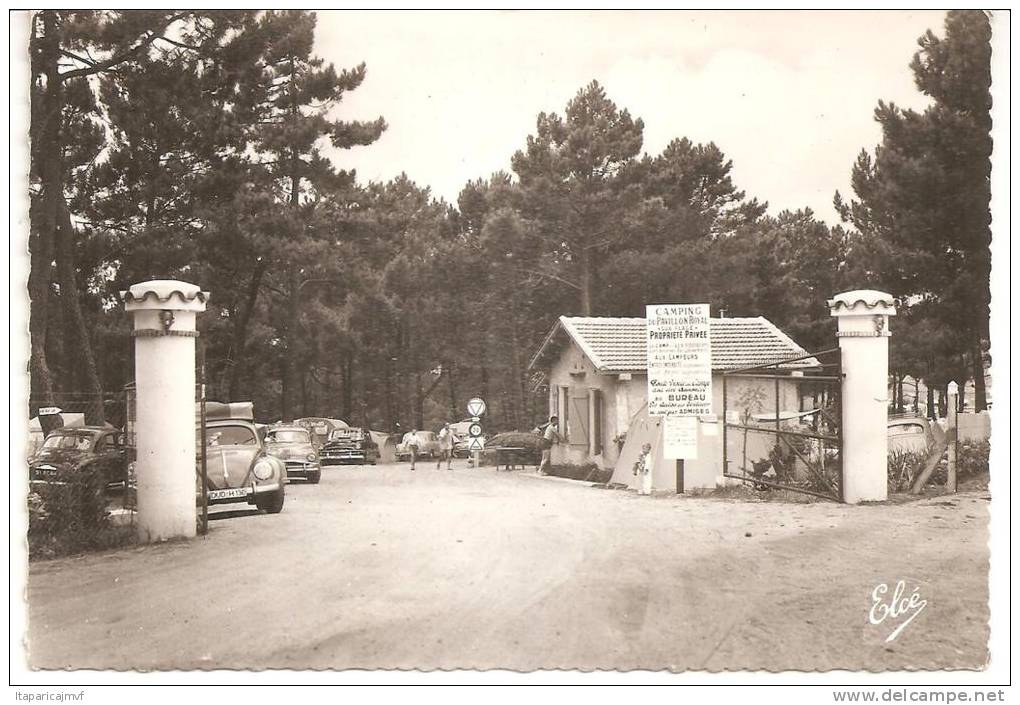 Pyrénees Atlantique  :BIDART  :  Camping  Du  Pavillon  Royal : L' Entrée  1965 - Bidart