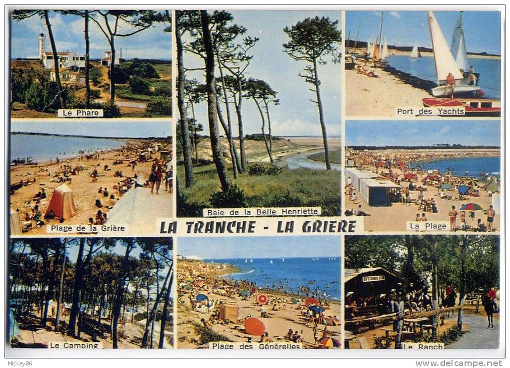 LA  TRANCHE Sur Mer--La GRIERE---1982--Vues Diverses  ,cpm N° 211  éd Artaud - La Tranche Sur Mer
