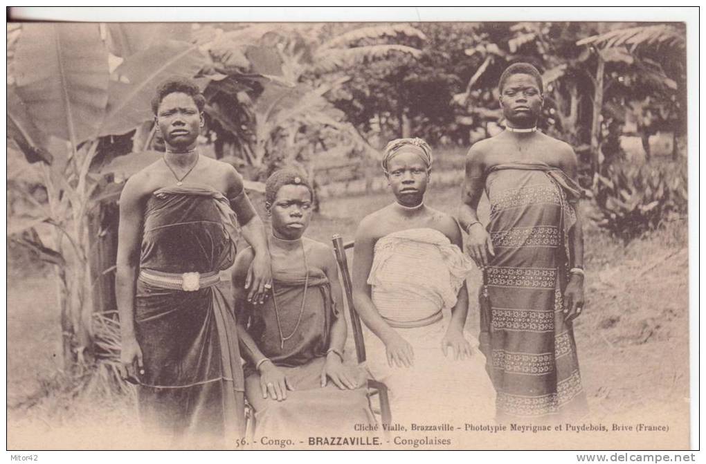 204te-Costumi-Mestieri/Cost Umes/Artisanat-Crafts-Congo  Francaise-France-Congolaises-v.1906  X Paris - Congo Francese