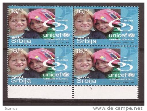 2006  SERBIA SRBIJA 164 UNICEF CHILDREN     NEVER HINGED - UNICEF