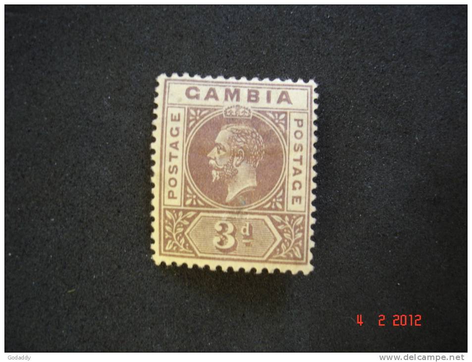 Gambia 1909 K.Edward VII 3d  SG75   MH - Gambia (...-1964)