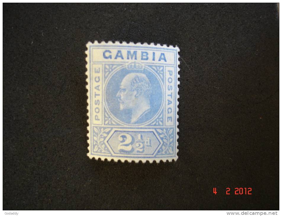 Gambia 1904 K.Edward VII 21/2d  SG60   MH - Gambie (...-1964)