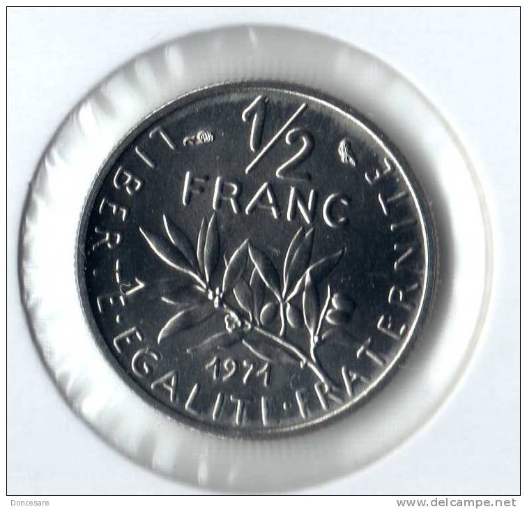 ** 50 CENT SEMEUSE 1971 NEUVE FDC ** 167 ** - 1/2 Franc