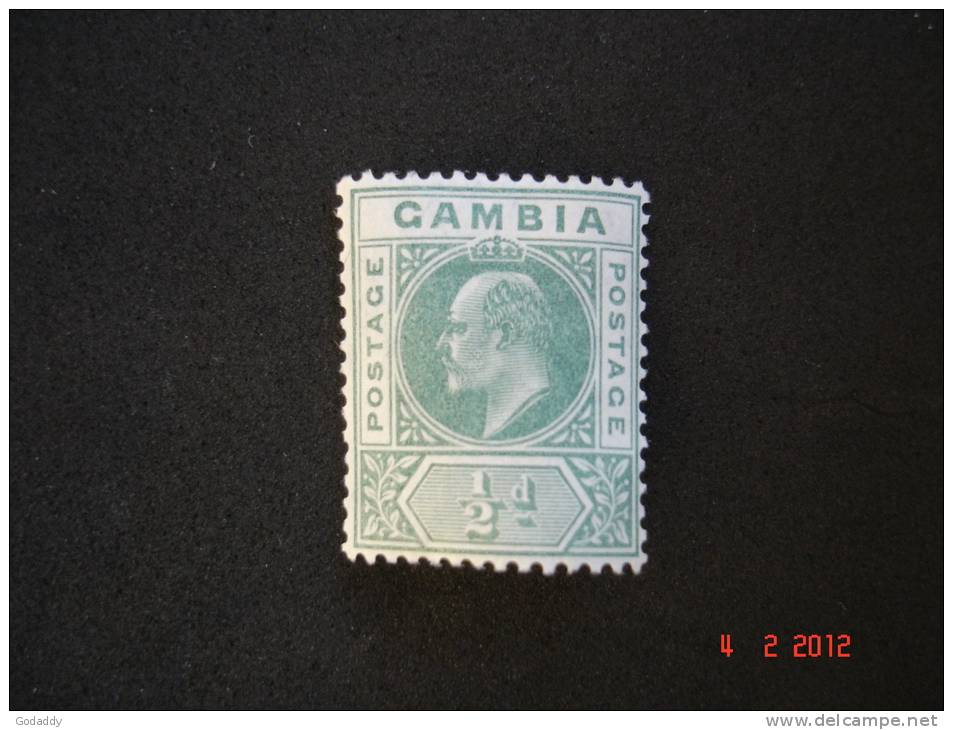Gambia 1904 K.Edward VII 1/2d  SG57   MH - Gambie (...-1964)