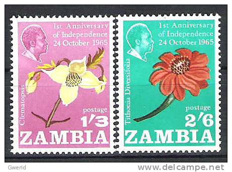 Zambie N° YVERT 24/25 NEUF * - Zambia (1965-...)