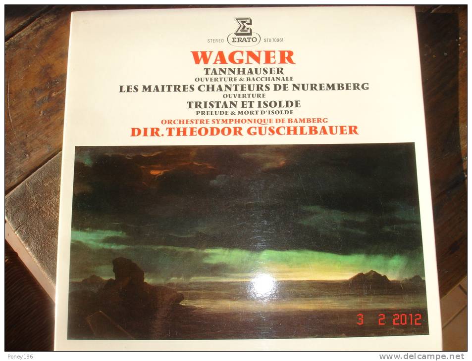 Wagner,"Tannhauser" 331/3 Erato,orchestre Symphonique De Bamberg,dir Theodor Guschlbauer - Formatos Especiales
