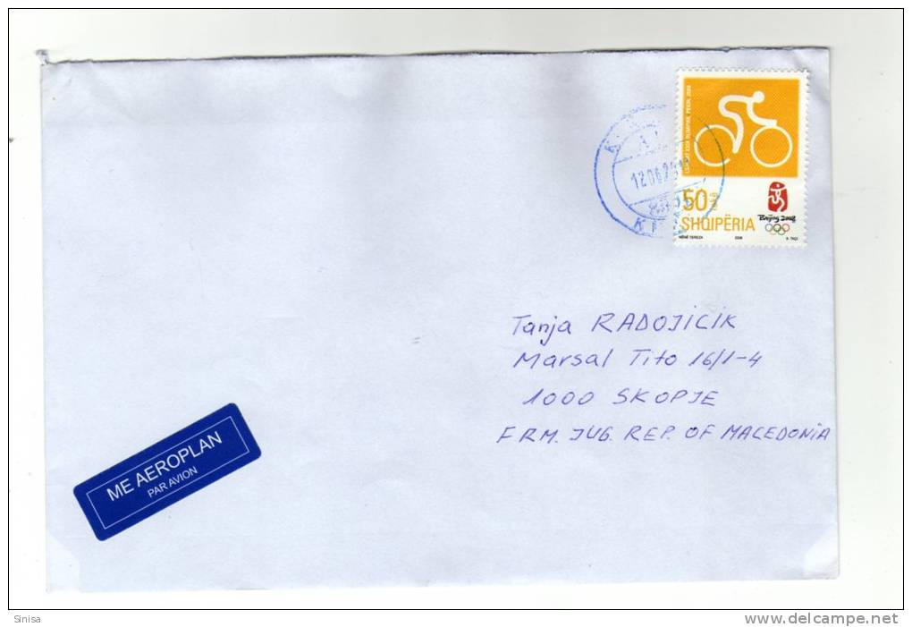 Albania / Covers / Letters / Postmarks / Cycling - Albania