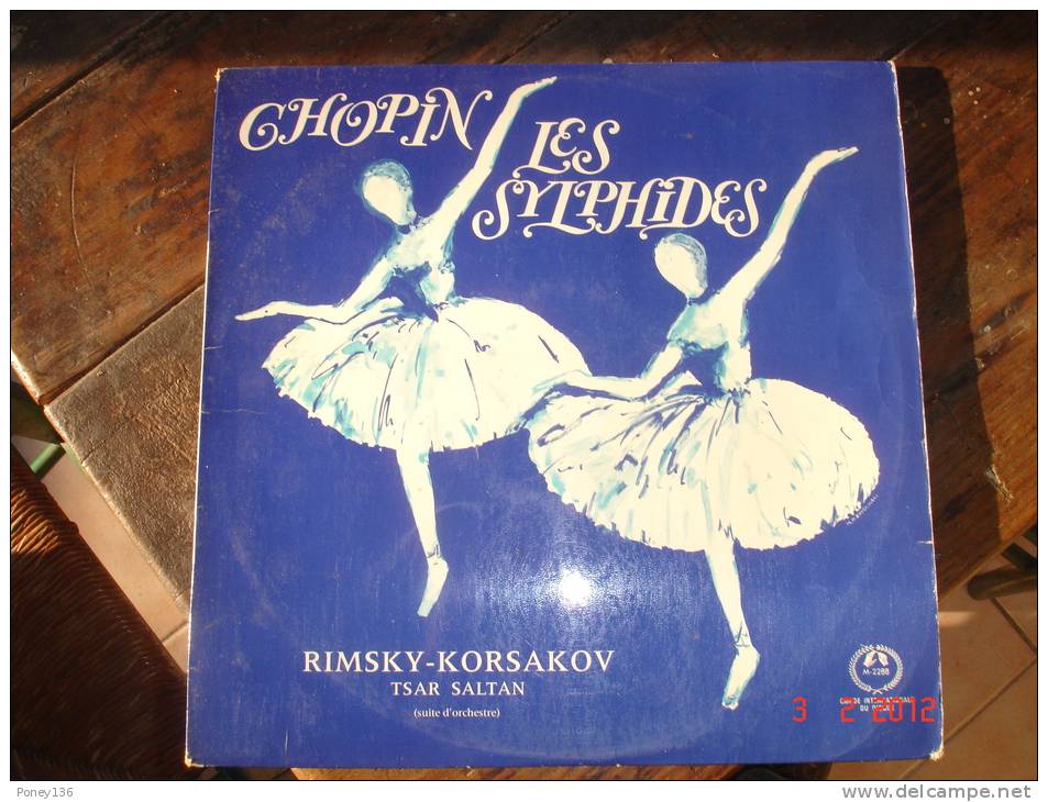 Chopin "les Sylphides " Korsakov,"Suite Du Tzar Saltan",orch Philarmonique D'Amsterdam,.Dir H.Spruit - Formatos Especiales