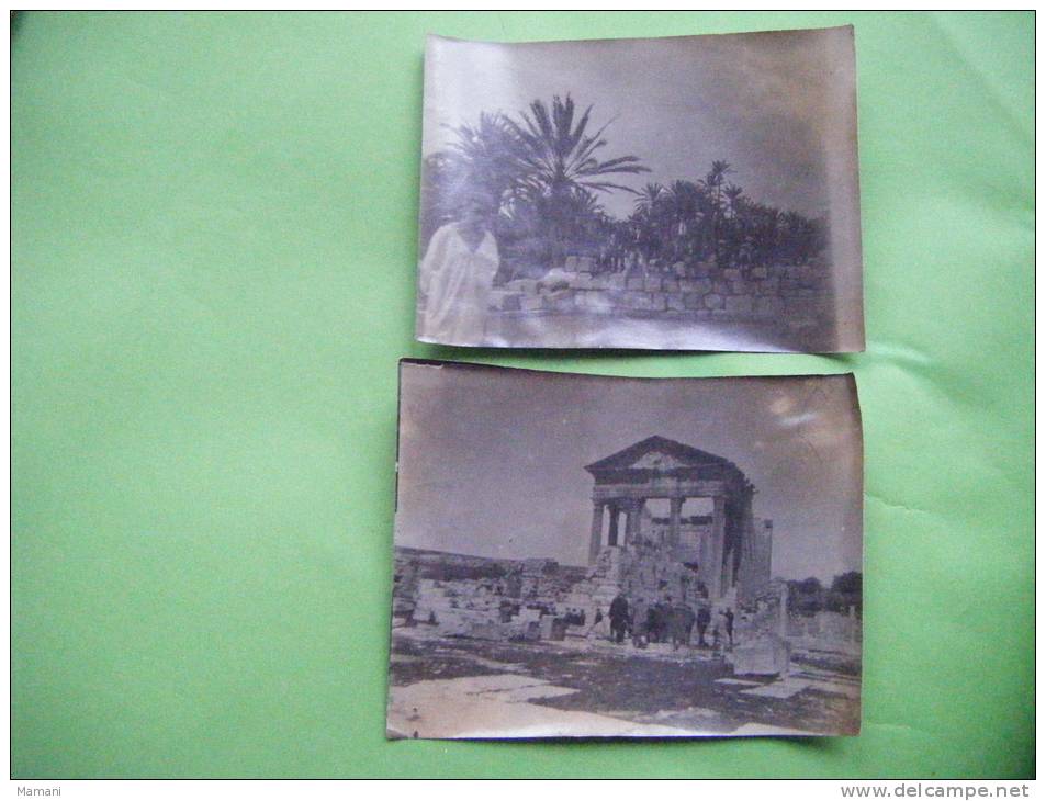 Petites Photos - --- Testour Pont De Medjerda-dougga Le Capitole-oasis De Gabes-en 1928 - Ohne Zuordnung