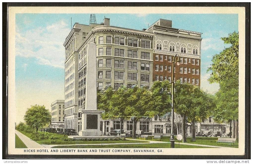 - CPA USA - Savannah, Hicks Hotel And Liberty Bank And Trust Company - Savannah
