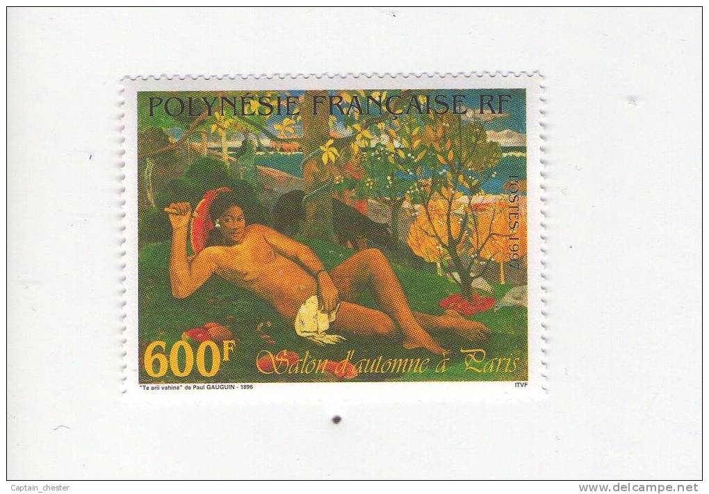 POLYNESIE - Poste N° 553 - Paul Gauguin - Salon D´Automne 1997 Neuf** - Unused Stamps
