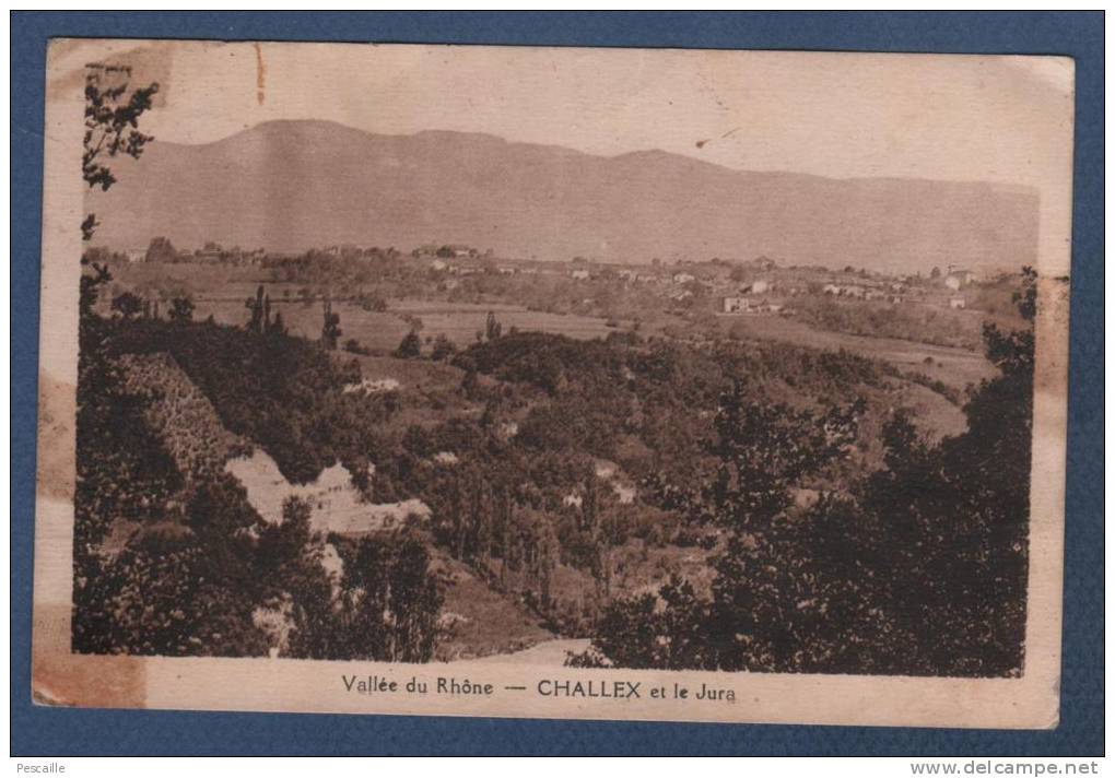 01 AIN - CP VALLEE DU RHONE - CHALLEX ET LE JURA - L. MICHAUX EDIT. BELLEGARDE - Unclassified