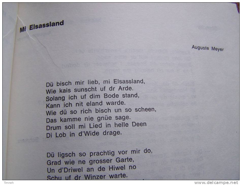 N°4. ANTHOLOGIE Elsass - Lothringischer Dichter Der Gegenwart - René SCHICKELE Cercle Kreis 1969 Alsacien Lorrain - Alsace