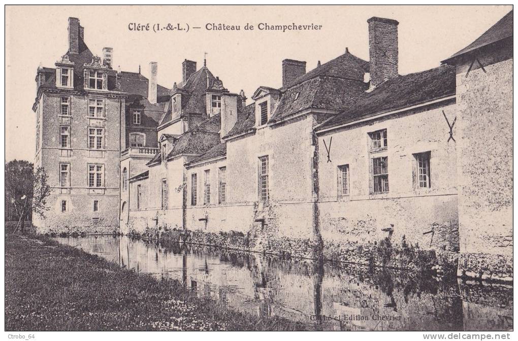 CPA CLERE 37 - Château De Champchevrier - Cléré-les-Pins