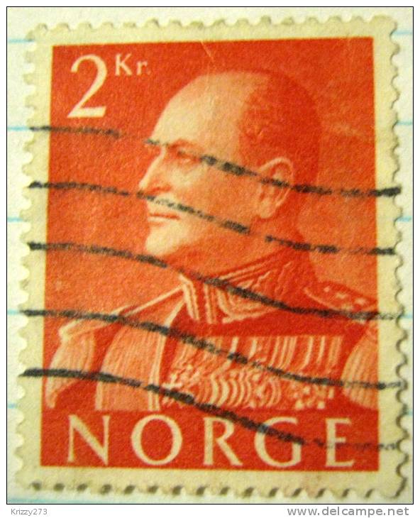 Norway 1958 King Olav V 2k - Used - Used Stamps